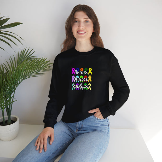 Cancer Survivor Unisex Heavy Blend™ Crewneck Sweatshirt
