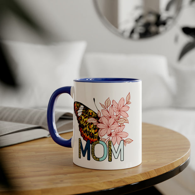 Butterfly Mom Accent Mugs, 11oz
