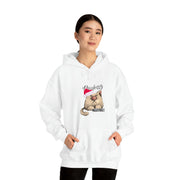 Christmas cat Unisex Heavy Blend™ Hooded Sweatshirt