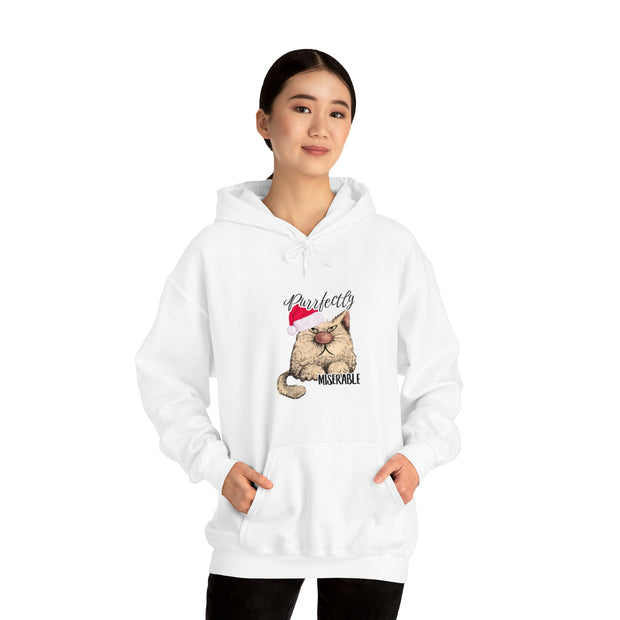 Christmas cat Unisex Heavy Blend™ Hooded Sweatshirt
