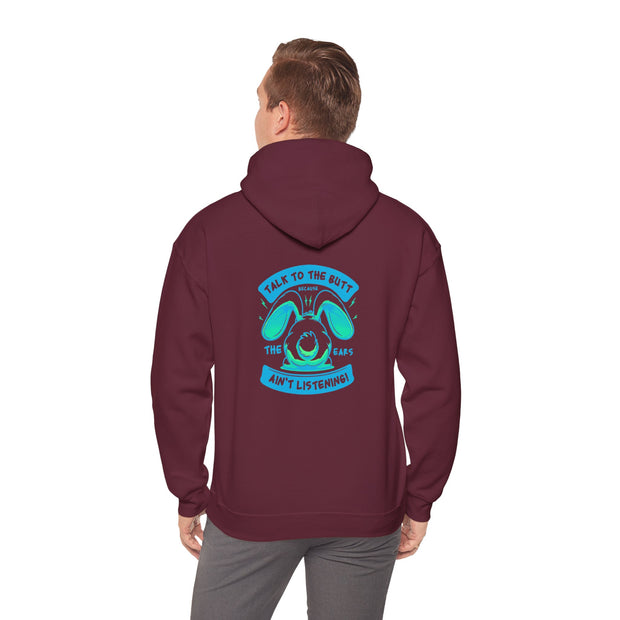 Talk to the Butt Unisex Heavy Blend™ Hooded Sweatshirt