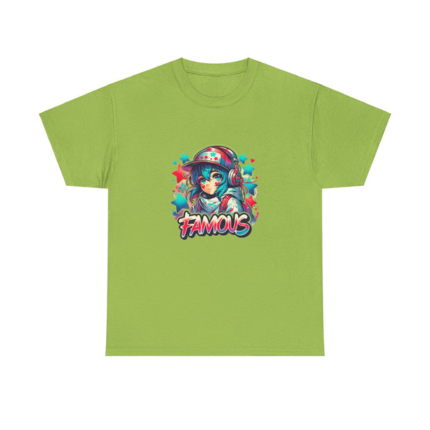 Graffiti Anime Girls Unisex Heavy Cotton Tee