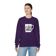 Coffee and Chaos Unisex Heavy Blend™ Crewneck Sweatshirt