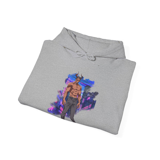 Anime Male Demon Unisex Heavy Blend™ Hooded Sweatshirt