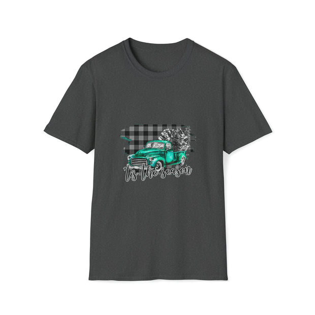 Christmas truck Unisex Softstyle T-Shirt