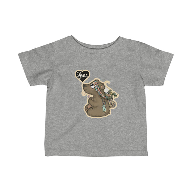 Love baby bear Infant Fine Jersey Tee