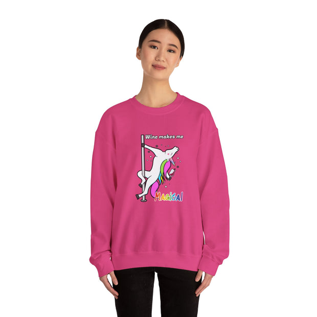 Unicorn Wine Unisex Heavy Blend™ Crewneck Sweatshirt