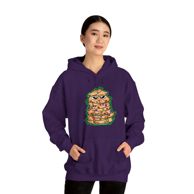 Christmas cat Unisex Heavy Blend™ Hooded Sweatshirt