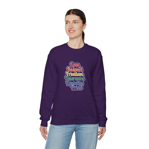 Love Respect Freedom Unisex Heavy Blend™ Crewneck Sweatshirt