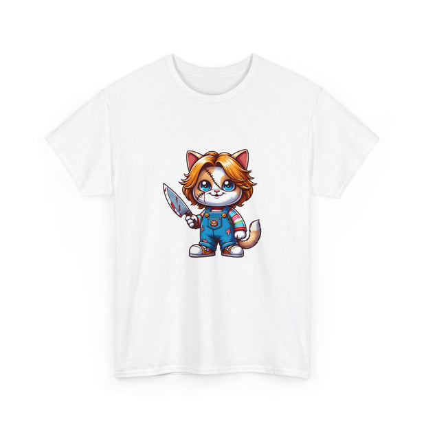 Horror Movie Cats Unisex Heavy Cotton Tee