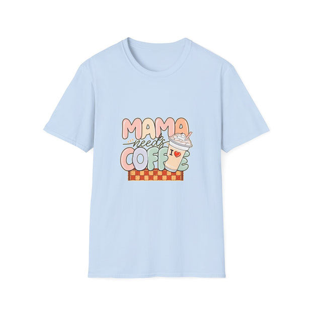 Mama needs Coffee Unisex Softstyle T-Shirt
