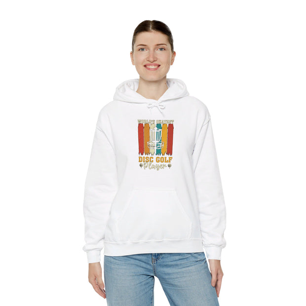 World’s Okayest Disc Golf Player Unisex Heavy Blend™ Hooded Sweatshirt