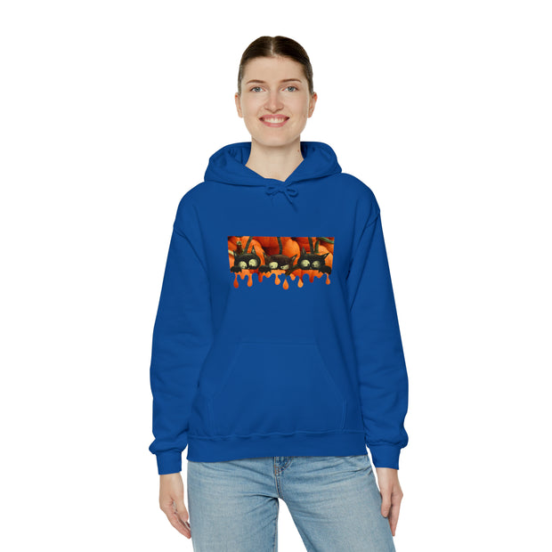 Pumpkin cats Unisex Heavy Blend™ Hooded Sweatshirt