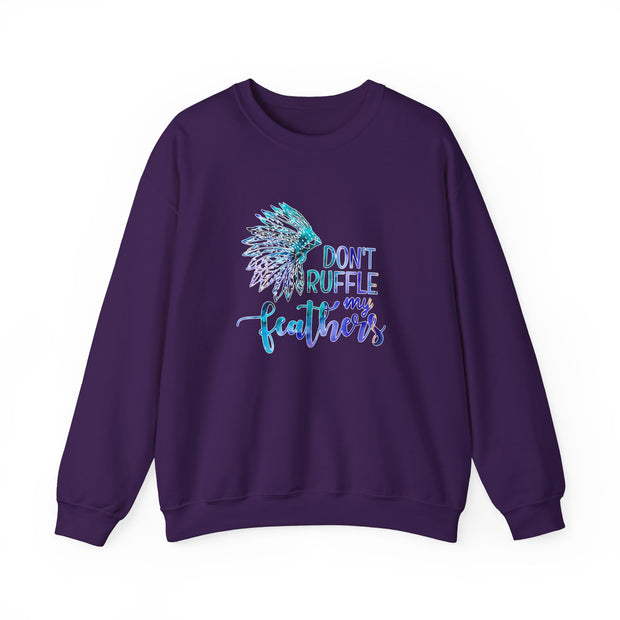 Don’t Ruffle My Feathers Unisex Heavy Blend™ Crewneck Sweatshirt