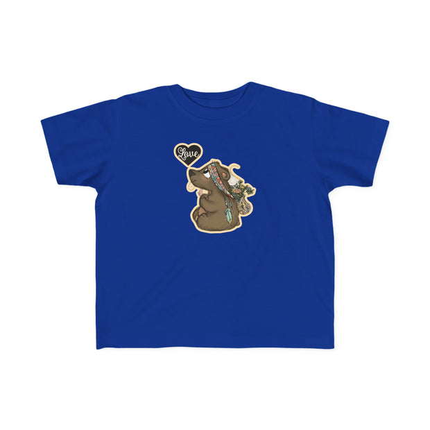 Love baby bear Toddler's Fine Jersey Tee