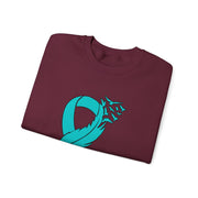 Teal Ribbon Unisex Heavy Blend™ Crewneck Sweatshirt
