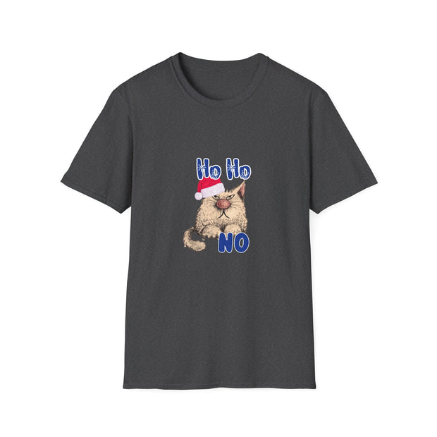 Christmas cat Unisex Softstyle T-Shirt