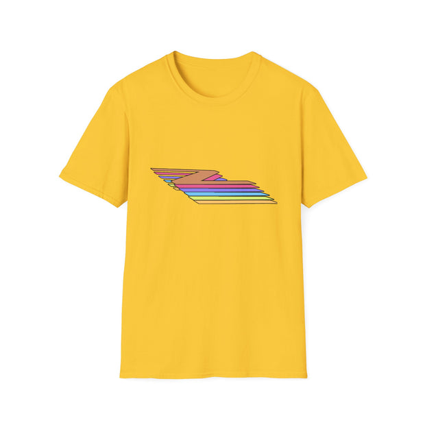 Z Striped Unisex Softstyle T-Shirt