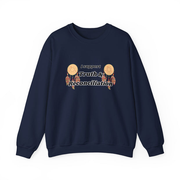 I Support Truth & Reconciliation Unisex Heavy Blend™ Crewneck Sweatshirt