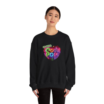 Colorful Soda Pop Crewneck Sweatshirt, Cozy Sweatshirt for Casual Wear, Fun Gift for Friends, Birthday Gift, Vintage Style Apparel