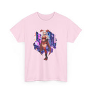 Anime Female Demon Unisex Heavy Cotton Tee