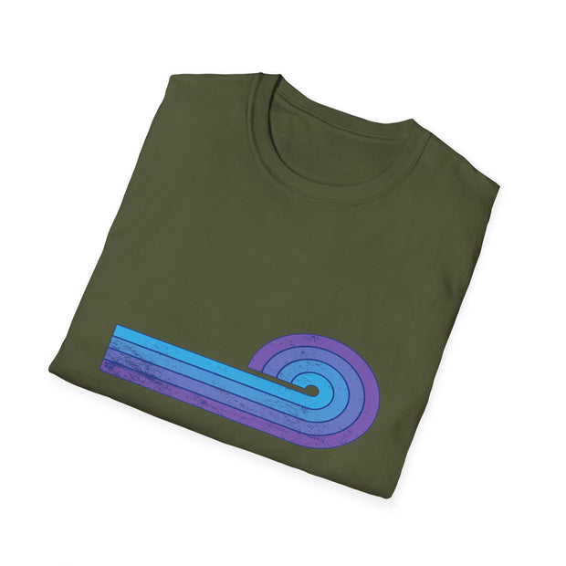 Semicircle Stripes Unisex Softstyle T-Shirt