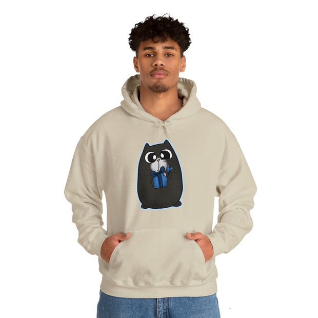 Christmas cat Unisex Heavy Blend™ Hooded Sweatshirt