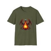 Fire Dragon Unisex Softstyle T-Shirt