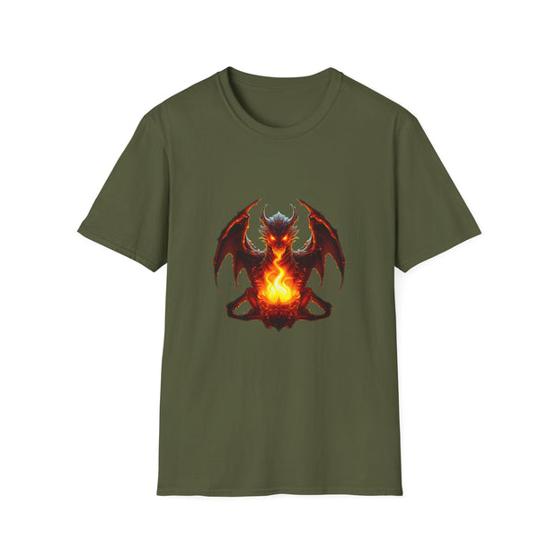 Fire Dragon Unisex Softstyle T-Shirt