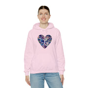 Heart Butterfly Unisex Heavy Blend™ Hooded Sweatshirt