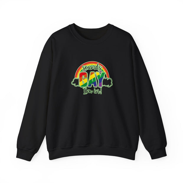 Sounds Gay Unisex Heavy Blend™ Crewneck Sweatshirt