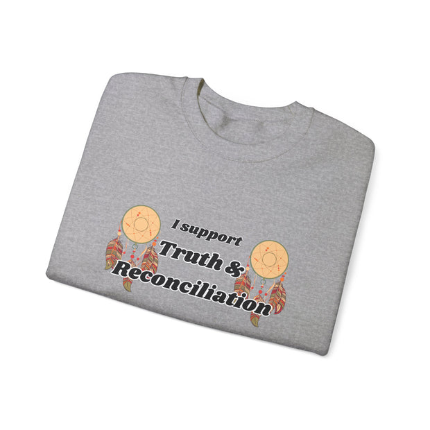 I Support Truth & Reconciliation Unisex Heavy Blend™ Crewneck Sweatshirt