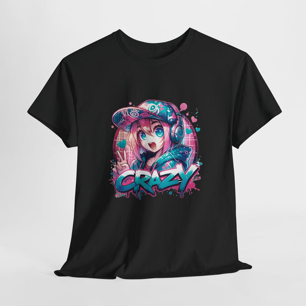 Graffiti Anime Girls Unisex Heavy Cotton Tee