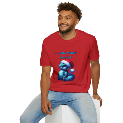 Christmas dragon Unisex Softstyle T-Shirt