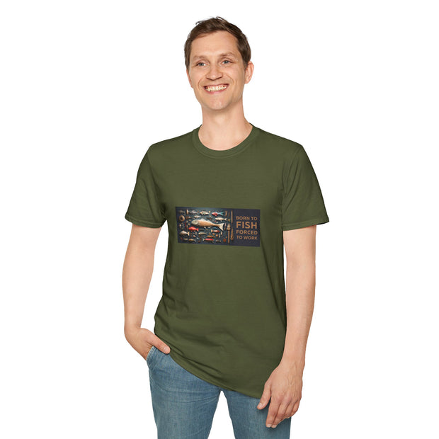 Born to Fish Unisex Softstyle T-Shirt