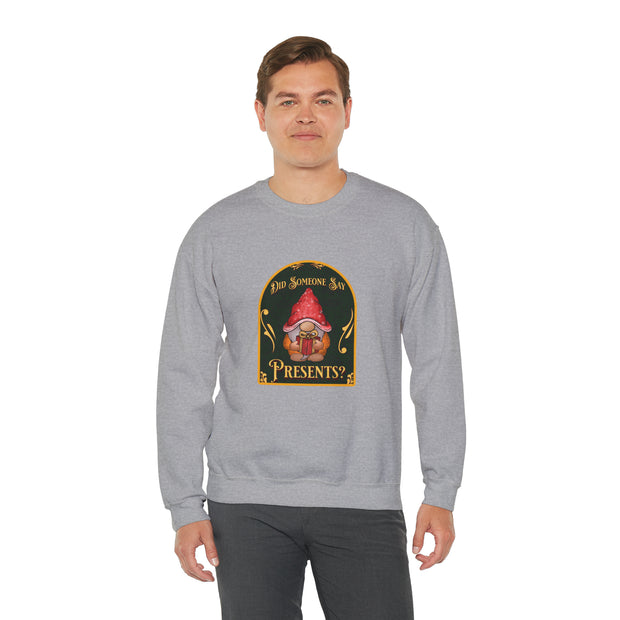 Gnome Presents Unisex Heavy Blend™ Crewneck Sweatshirt