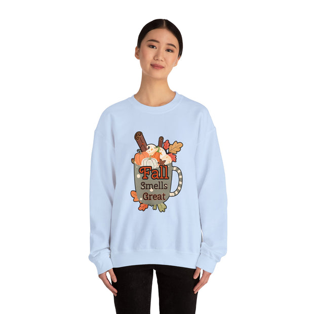 Fall Smells Great Unisex Heavy Blend™ Crewneck Sweatshirt