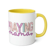 Praying Mama Accent Mugs, 11oz