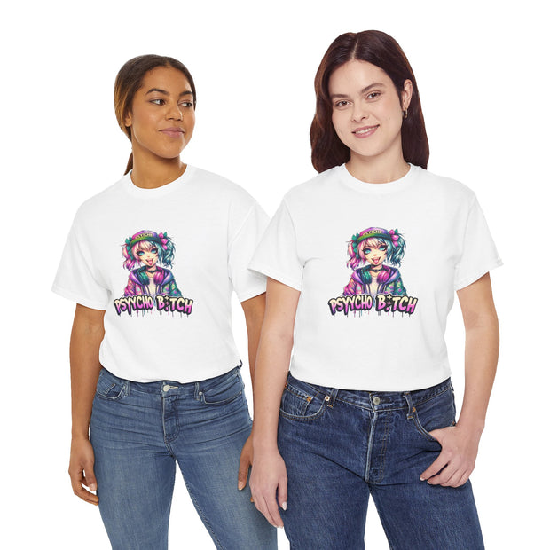 Graffiti Anime Girls Unisex Heavy Cotton Tee