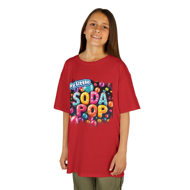 Kids Soda Pop Tee, Fun T-Shirt, Cute Apparel for Kids, Gift for Birthdays, Playdate Outfit, Colorful Kidswear