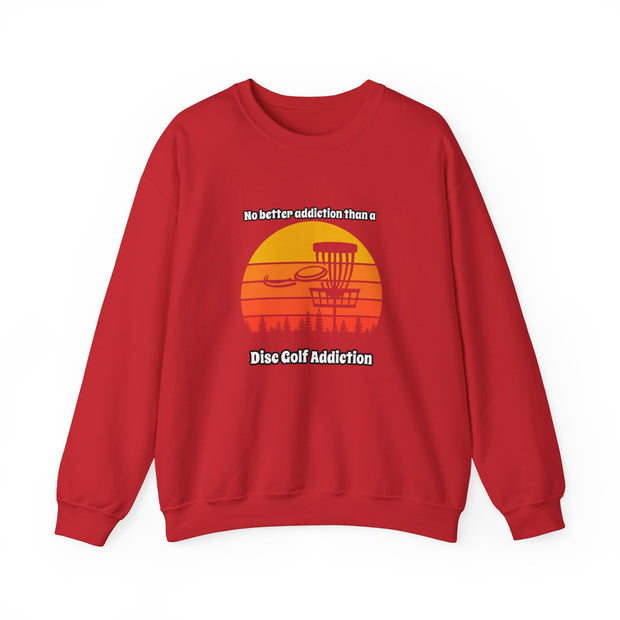 Disc Golf Addiction Unisex Heavy Blend™ Crewneck Sweatshirt