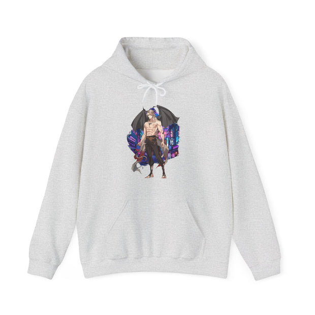 Anime Male Demon Unisex Heavy Blend™ Hooded Sweatshirt