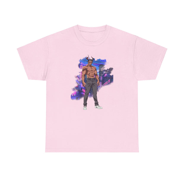 Anime Male Demon Unisex Heavy Cotton Tee