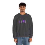 Disc Golf Heartbeat Unisex Heavy Blend™ Crewneck Sweatshirt