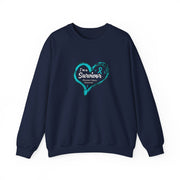 I am a Survivor Unisex Heavy Blend™ Crewneck Sweatshirt