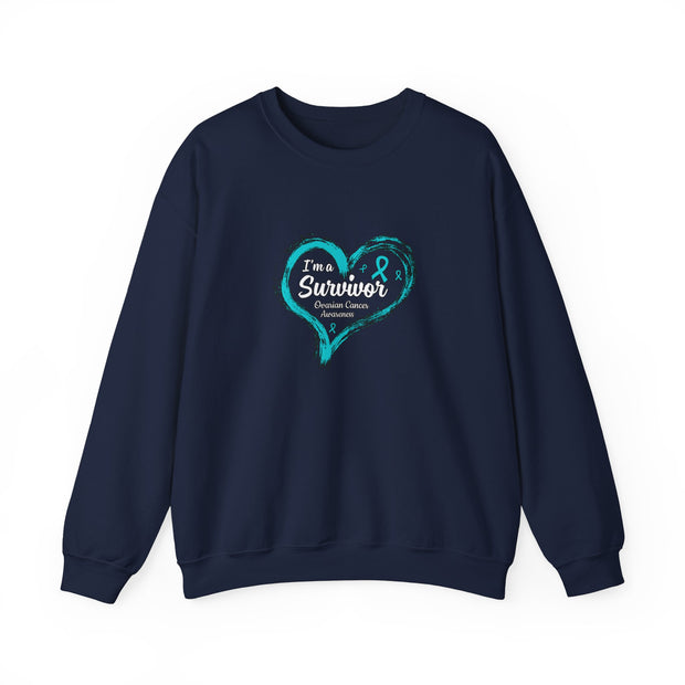 I am a Survivor Unisex Heavy Blend™ Crewneck Sweatshirt