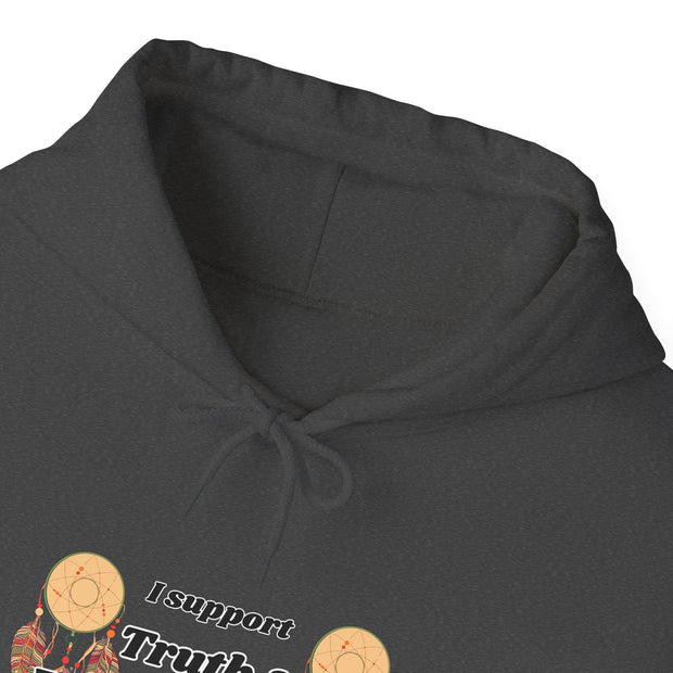 I Support Truth & Reconciliation Unisex Heavy Blend™ Hooded Sweatshirt