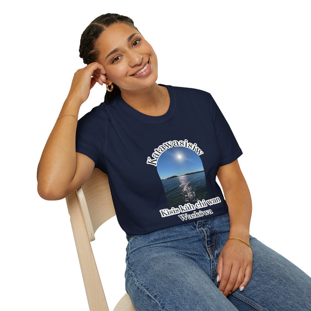 Cree Saskatchewan Skies Unisex Softstyle T-Shirt