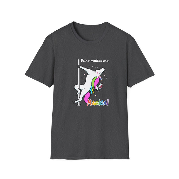 Unicorn Wine Unisex Softstyle T-Shirt