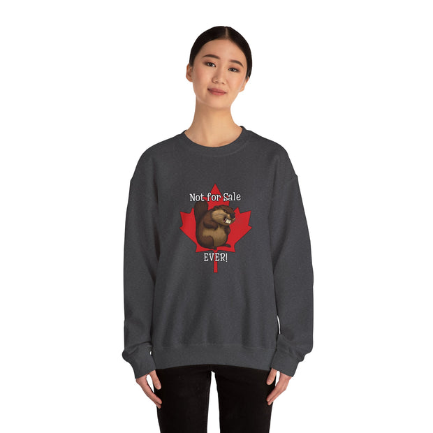 Sweatshirt Angry Beaver Canada Maple Leaf Unisex Heavy Blend Crewneck
